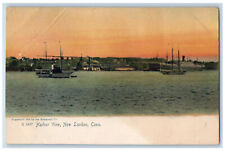 c1905 Ship Harbor View New London Connecticut CT Antique Unposted Postcard picture