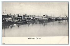 c1910's Vancouver Harbor Steamer Boat Vancouver British Columbia Canada Postcard picture