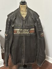 leather harley davidson jacket 3XL  picture