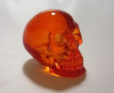 Clear Acrylic Resin Human Skull Figurine 2