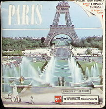 PARIS FRANCE 3d View-Master 3 Reel Packet NEW SEALED picture