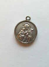Vtg St Joseph Relic Ex Indumentis Medal 7/8 Italy 🇮🇹  picture