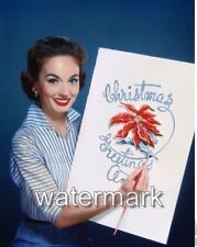 ANN BLYTH  HOLLYWOOD GLAMOUR IN COLOR  CHRISTMAS    8X10 PHOTO 003 picture