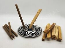 Metal Palo Santo Holder with 10 Palo Santo Sticks & 5 Incense Sticks picture