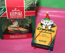 Hallmark Crayola Bright Moving Colors Christmas Holiday Ornament 1990 QX4586 picture