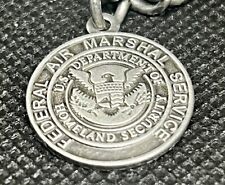 Federal Air Marshal Service U.S. Department of Homeland Security Silver Keychain picture