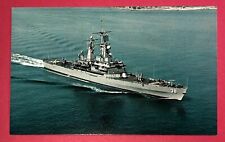 Postcard USS Virginia CGN-38 Nuclear Guided Missile Cruiser Ship US Navy picture
