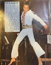 1971 Vintage Magazine Illustration David Cassidy Performing in San Diego picture