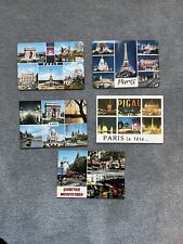 5 1980’s Greetings From Paris France Postcards  picture