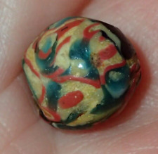 11mm Ancient Roman Mosaic Glass Bead, 1800+ Years Old, #110 picture