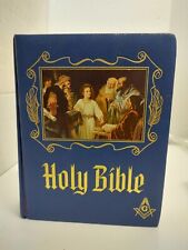 Vtg MASONIC HOLY BIBLE MASTER REFERENCE RED LETTER Heirloom 1971 READ Kansas picture