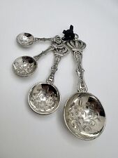 Gorgeous Silver Measuring Spoons With Spiral Design picture