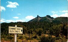 Postcard Chimney Rock Pagosa Springs Durango Colorado B115 picture