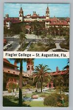 St. Augustine Florida FL Flagler College Chrome Postcard 1950s picture