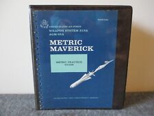 1967 USAF/ROCKWELL METRIC MAVERICK AGM-65A PRACTICE GUIDE BOOK- 1st CCTV VERSION picture