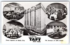 The Famous Hotel Taft 7th Ave at 50th Street New York Postcard picture