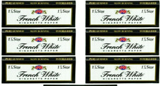 6x Job 1 1/4 Rolling Papers French White 3 PKS *Great Price* *FREE USA SHIPPING* picture