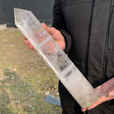 3.14LB Natural Clear Quartz Obelisk Crystal Tower Point Wand Reiki Healing picture