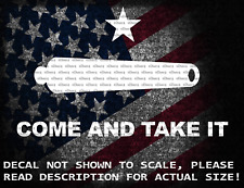Cannon and Star Come And Take It Decal US Made US Seller 2A Molon Labe picture