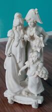 Antique Germany Kister White Porcelain Wedding Couple and Child Figurin picture
