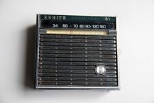 Zenith 41 Hand Held Portable Transistor Radio Deluxe Royal R41 - Untested picture