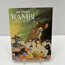 Vintage Disney's BAMBI THE FLIP BOOK Signed By 4 READ, SEE PHOTOS picture