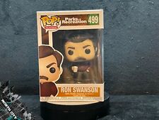 Funko Pop #499 Ron Swanson (Parks and Recreation) w/ protector picture