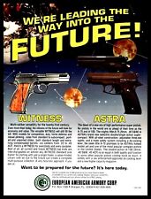 1995 EUROPEAN AMERICAN ARMORY EAA Witness and Astra Pistol PRINT AD picture