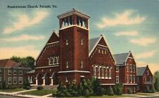 Postcard VA Pulaski Virginia Presbyterian Church, 1946 Linen Old PC Vintage e534 picture