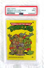 1989 Topps Teenage Mutant Ninja Turtles Stickers #10 PSA 9 MINT picture