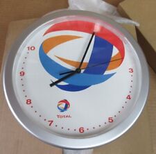 Vintage TotalEnergies Total French Petroleum Oil Wall Sign Clock NOS A picture