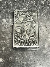 Vintage Zodiac Libra Lighter Victor Not Zippo Never Fired.  Nice picture