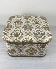 Vintage Redmon Co. Sewing Box Basket Hinged Lid picture