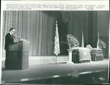 1970 Wirephoto Politics Philip Hart Senator Walter Reuther Uaw President 8X10 picture