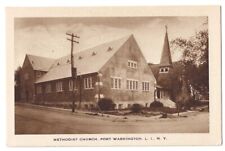 Port Washington, Long Island, New York c1920's Methodist Church, religion picture