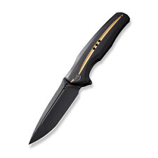 WE Knives 601X WE01J-1 Black Gold Titanium CPM 20CV 1/150 Limited Pocket Knife picture