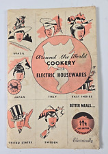 Vintage 1958  Around The World Cookery Electric Housewares 48 page booklet picture