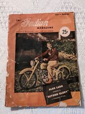 RARE 1948 The Indian Motorcycle Magazine Vol #1 Issue #1 Ladd Cycle Movie Cover  picture