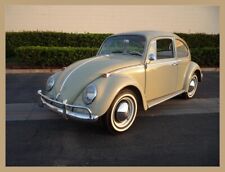 1954 Volkswagen Beetle, VW Bug, Beige, Refrigerator Magnet, 42 MIL Thick picture