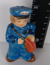 Vintage US Mail Mailman Figurine Replacememt Salt or Pepper Shaker Made in Japan picture