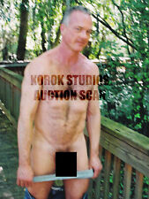 Hairy Muscle Hunk Peter 5x7 Nude Male Beefcake Photo 260923038 picture
