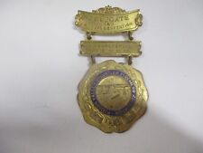 1907 Poughkeepsie NY Volunteer Firemen's Association Badge Medal picture