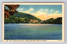 Mountain Lake VA-Virginia, Scenic View Of Lake Area, Vintage c1939 Postcard picture