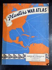 Planters War Atlas Planters Nut & Chocolate Co. WW2 Rand McNally  picture