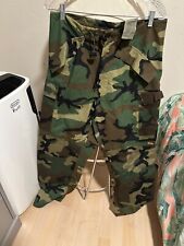 US Army Camoflauge Gore-Tex Pants Men's Size Small 27-31 picture