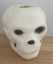1960s Vintage Halloween PEERLESS SKULL Blow Mold RARE Replacement For Light Set picture