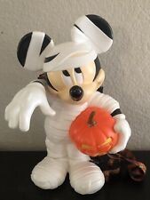 Disney Parks Halloween Mickey Mouse Mummy Popcorn Bucket Limited - Glows In Dark picture