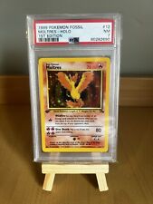 Pokémon 1st Edition Moltres Fossil 12/62 PSA 7 NM picture