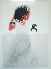 Dragon Ball Z Animation Cel Son Goku Art Sheet Akira Toriyama Goku vs. Piccolo picture