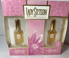 VINTAGE RARE LADY STETSON Gift Set .375 Oz COLOGNE SPRAY & PERFUME SPRAY NEW picture